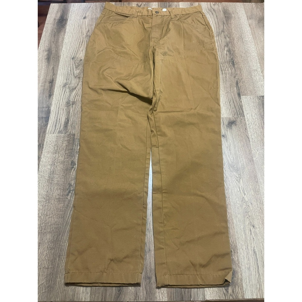 Field & Stream Pants, Men's Size 38x34, Brown, Straight Leg, Khaki Pants